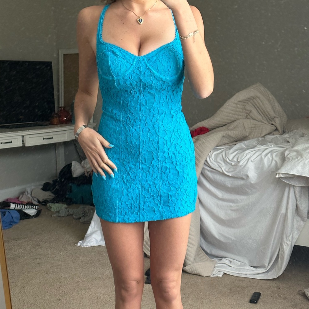 Urban Outfitters Blue Mini Dress